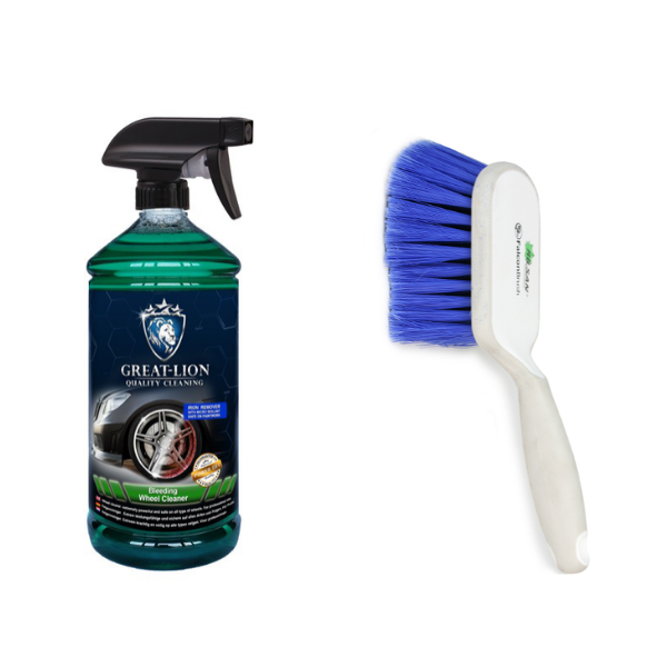 Combinatie Great Lion Velgenreiniger en Rilsan Handborstel