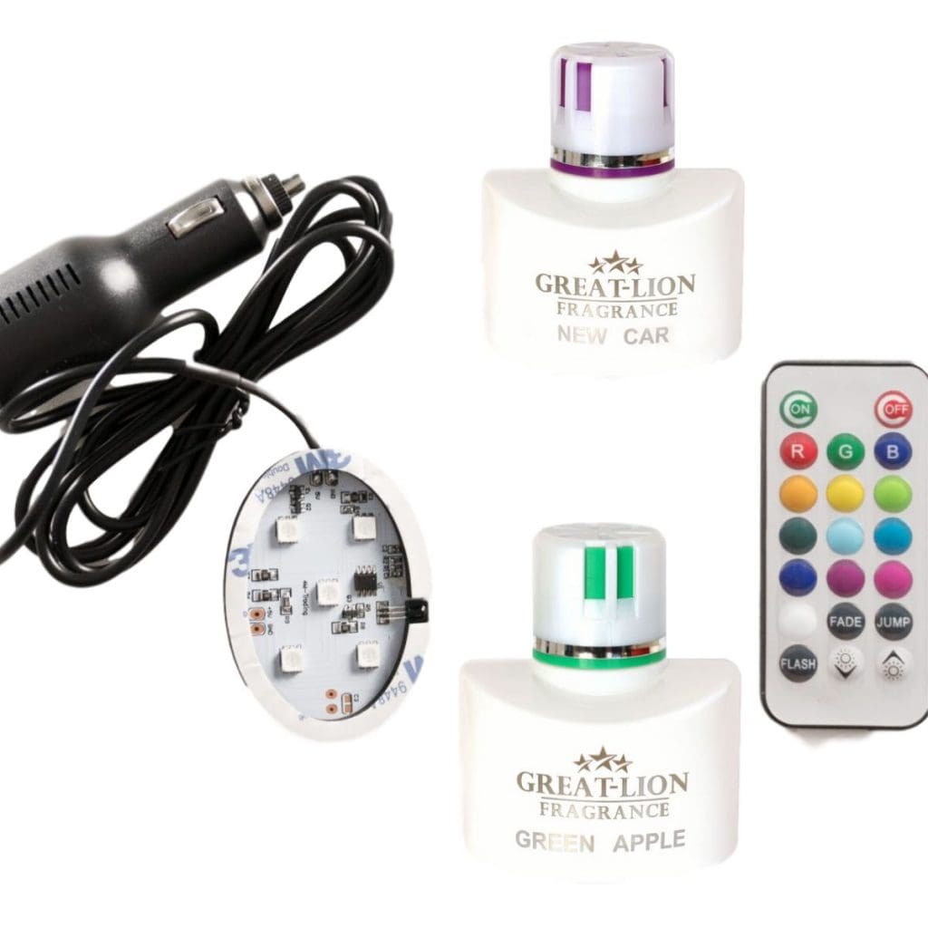 Great-Lion Car Fragrance en Ledverlichting – combideal